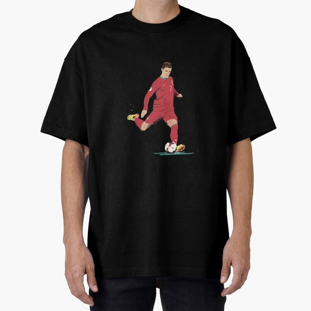 Cristiano ronaldo portugal 2022 Oversized T-Shirt Represent FIFA World Cup 2026 Group Stage Spirit, Highlighting Brazil, Messi and Cristiano Ronaldo, Supporter Pride, Iconic Celebrations, Legendary Names and Global Match Day Energy; Created for