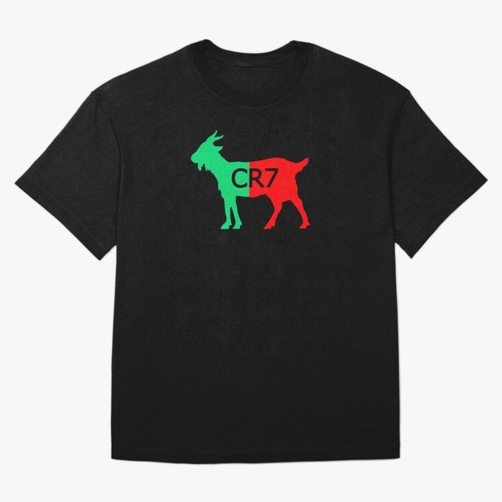CR7 GOAT Tuga Oversized T-Shirt Capture FIFA World Cup 2026 USA Canada Mexico Spirit, Featuring Brazil, Cristiano Ronaldo, Haaland and CR7, Championship Spirit, Famous Goals, Roaring Crowds and International Football Unity; Ideal for Football Dads,