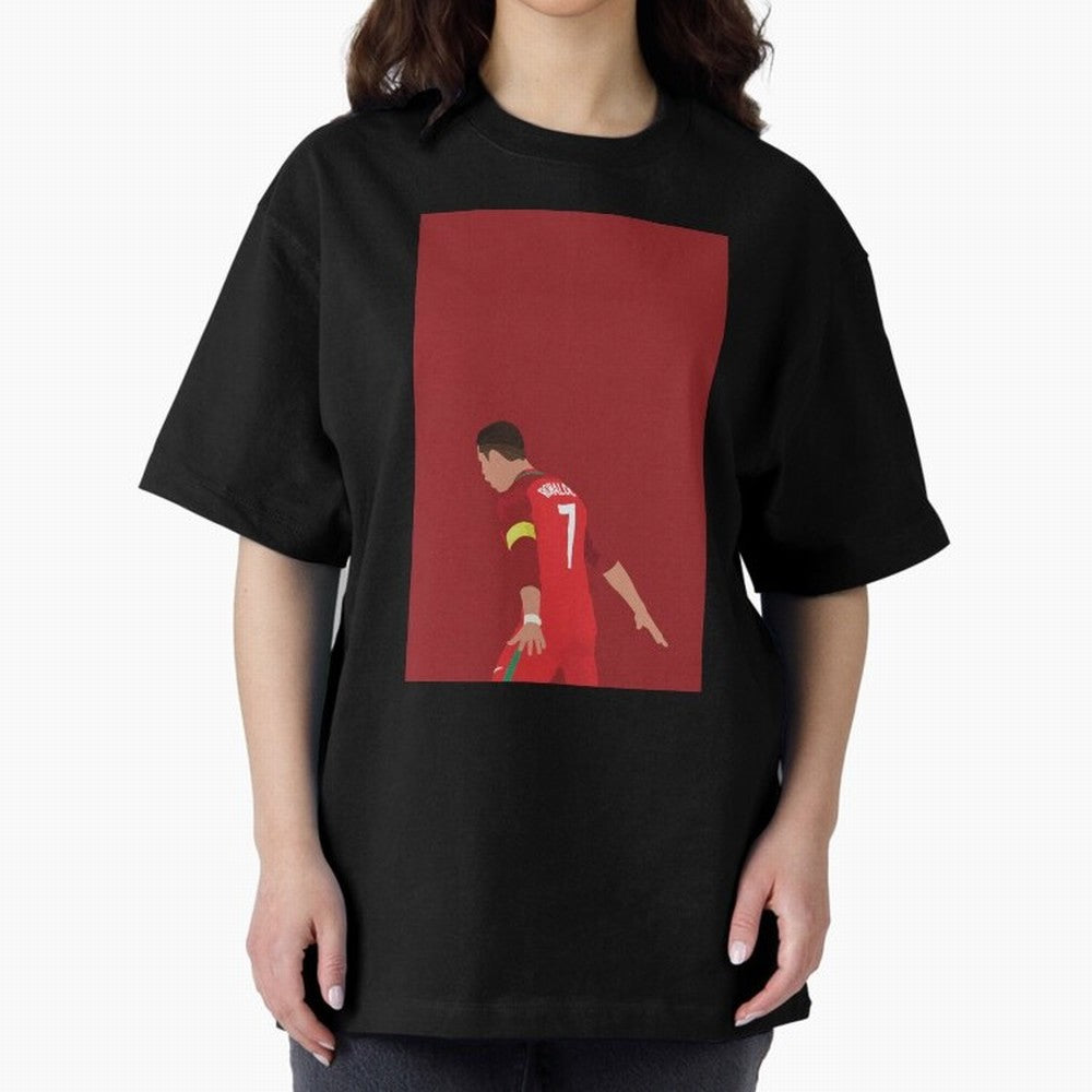 CR7 Oversized T-Shirt Keep the Legacy of FIFA World Cup 2026 Spirit, Celebrating Brazil, Neymar, Stadium Memories, Football Loyalty, International Chants and Championship Tradition; Perfect for Supporters Who Want Bold Football Energy, Global Pride
