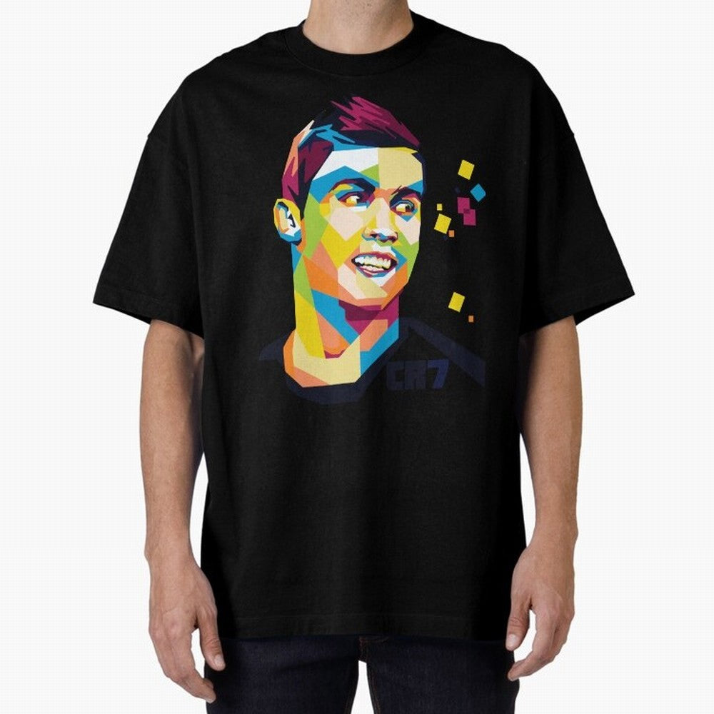 Cristiano Ronaldo Oversized T-Shirt Upgrade Match Day Hype around FIFA World Cup 2026 Group Stage, Messi, CR7 and Mbappe, Brazil, Stadium Chants, National Pride, Trophy Dreams and Unforgettable Football Memories; Perfect for Supporters Who Want