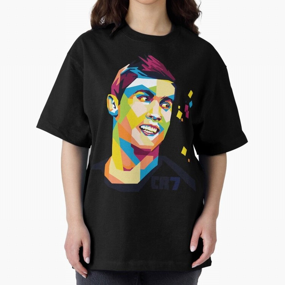 Cristiano Ronaldo Oversized T-Shirt Upgrade Match Day Hype around FIFA World Cup 2026 Group Stage, Messi, CR7 and Mbappe, Brazil, Stadium Chants, National Pride, Trophy Dreams and Unforgettable Football Memories; Perfect for Supporters Who Want