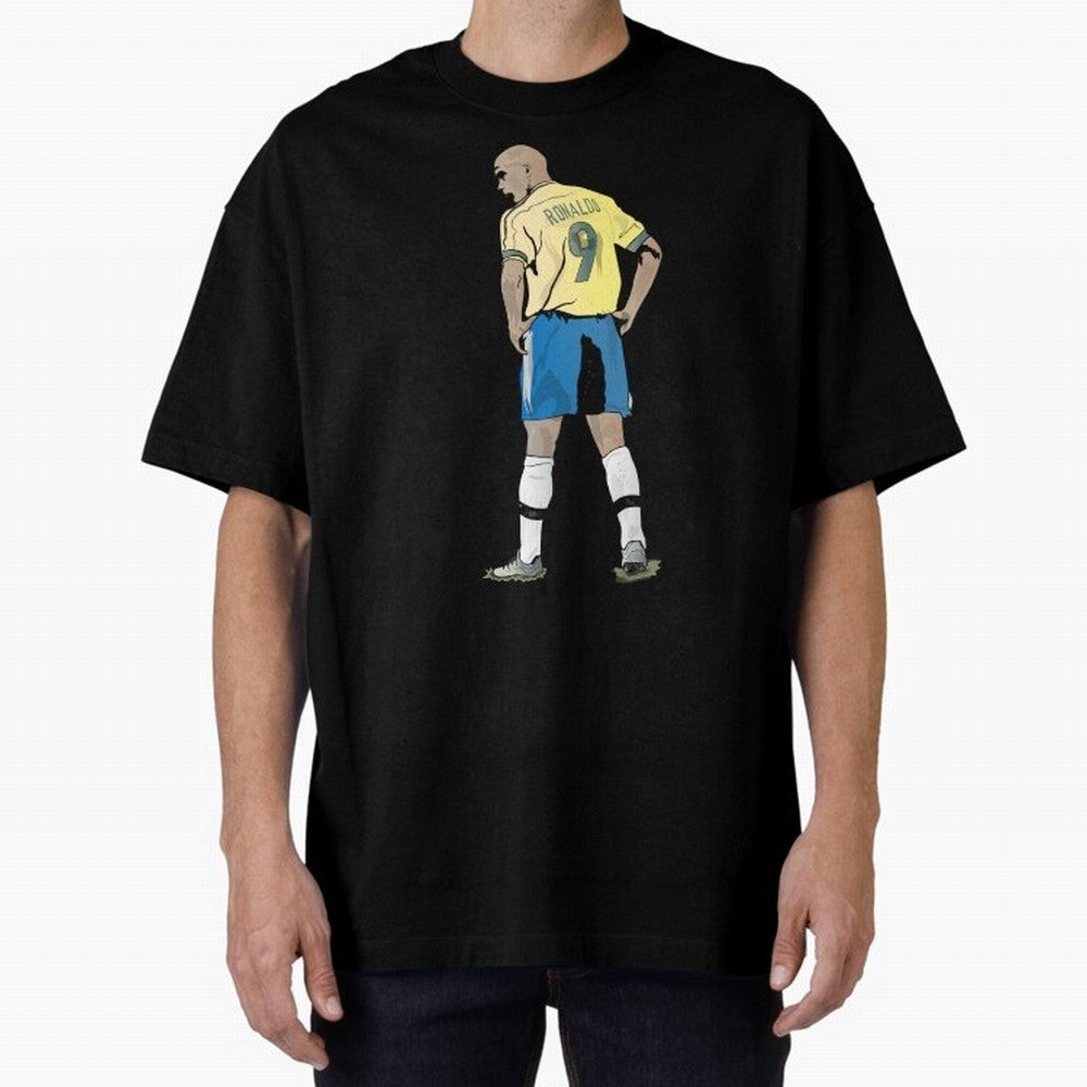 RONALDO NAZARIO 9 Oversized T-Shirt Support Your Favorite Stars during Match Day Hype around FIFA World Cup 2026 Group Stage, Messi and Cristiano Ronaldo, Argentina, France and Brazil, Sports Nostalgia, International Competition, Famous Players and