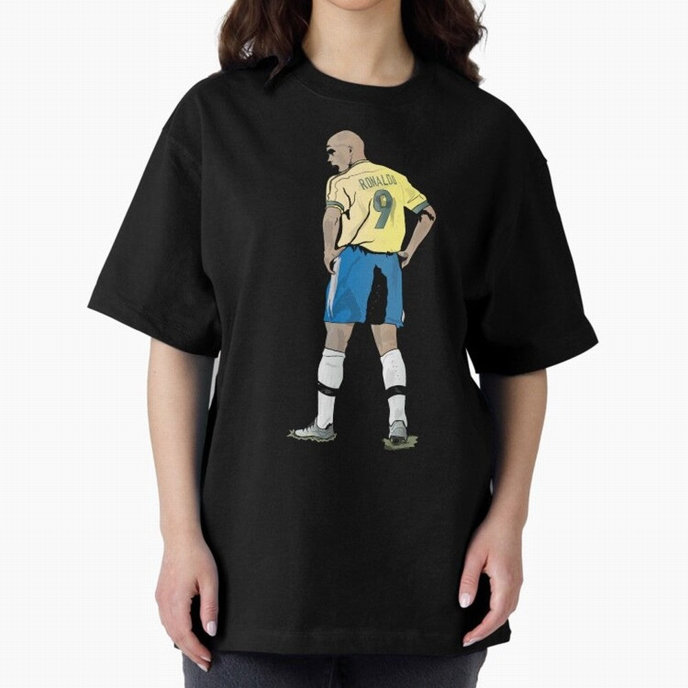 RONALDO NAZARIO 9 Oversized T-Shirt Support Your Favorite Stars during Match Day Hype around FIFA World Cup 2026 Group Stage, Messi and Cristiano Ronaldo, Argentina, France and Brazil, Sports Nostalgia, International Competition, Famous Players and
