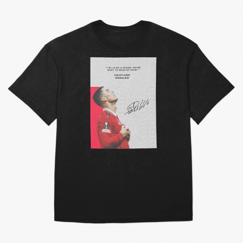 PEACE OF MIND Oversized T-Shirt Show Up for the Glory of FIFA World Cup 2026 USA Canada Mexico Spirit, with Brazil, Portugal and Argentina, Haaland and Mbappe, Vintage Soccer Flavor, Modern Football Stars, National Flags and Final Night Emotion;