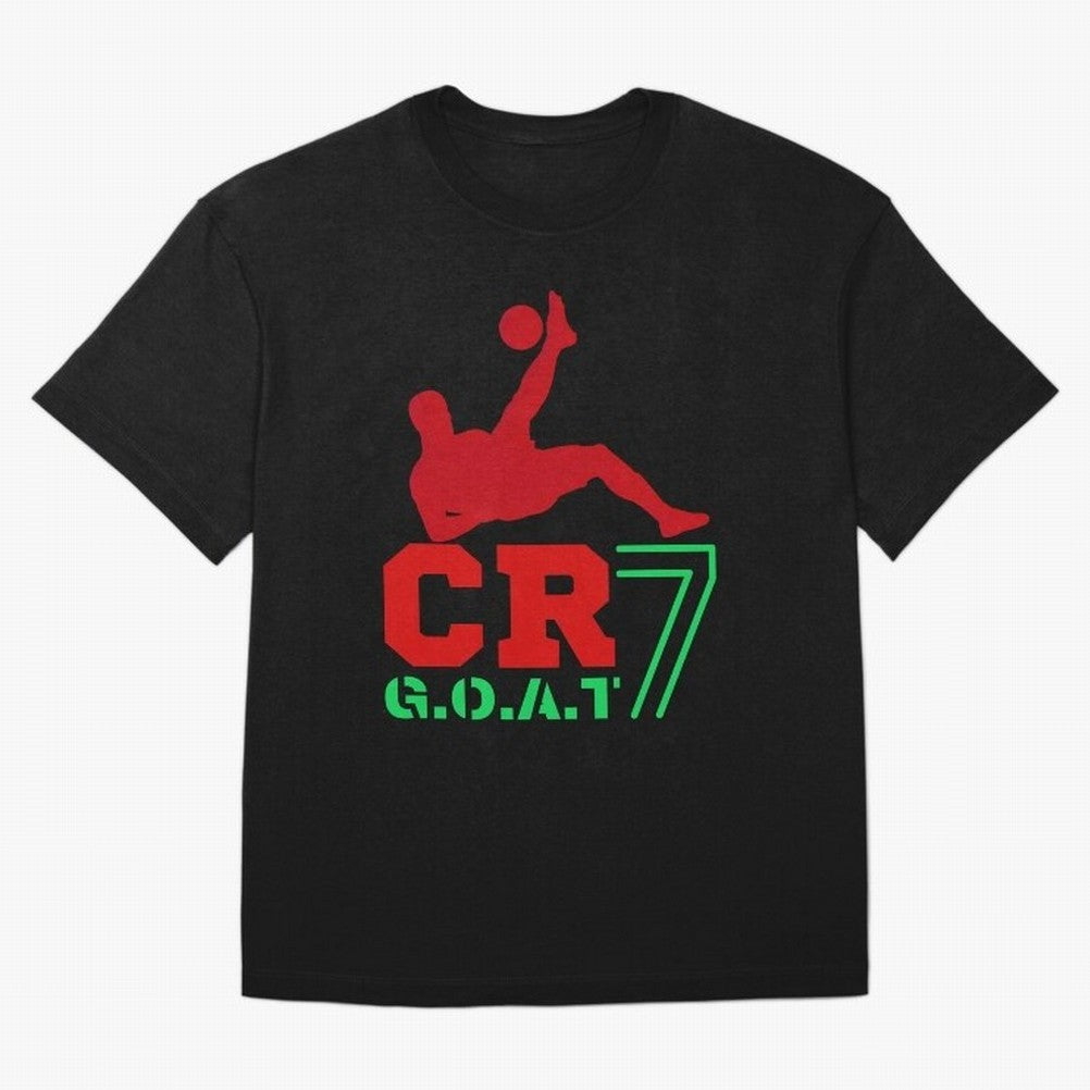 CR7 G.O.A.T Oversized T-Shirt Remember FIFA World Cup 2026 USA Canada Mexico for Fans of Neymar and England and Germany, Bringing Football Passion, Legendary Performances, Festival Vibes and Supporter Community; Ideal for Football Dads, Football