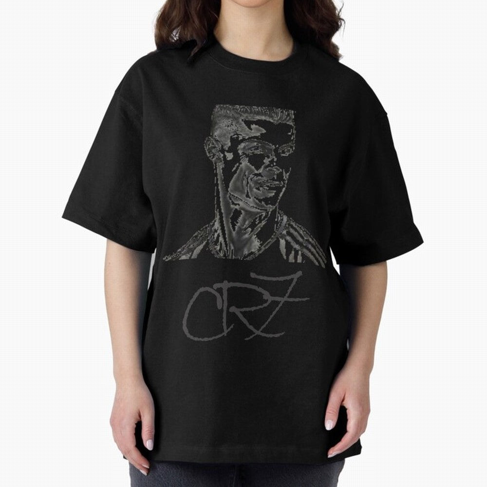 Great CR7 Oversized T-Shirt Represent Global Football Passion for FIFA World Cup 2026 Group Stage, Inspired by Neymar, Spain, Championship Spirit, Famous Goals, Roaring Crowds and International Football Unity; Made for Collectors Who Enjoy Iconic
