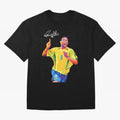 Ronaldo Nazario Pop Art Oversized T-Shirt Honor Champions and Dreams in FIFA World Cup 2026 Group Stage Connected to Mbappe and Neymar, Brazil, Portugal and Argentina Energy, Football Passion, Legendary Performances, Festival Vibes and Supporter