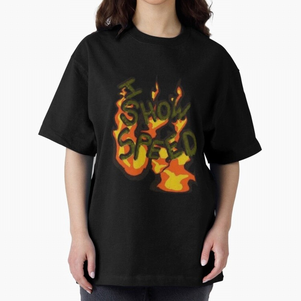 ISHOWSPEED MERCH LOGO 2 Oversized T-Shirt Carry National Pride through FIFA World Cup 2026 USA Canada Mexico for Fans of Messi, CR7 and Mbappe and France and Portugal, Bringing Champion Mindset, Group Stage Buzz, Knockout Tension and Passionate Fan