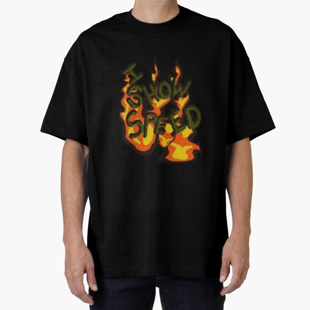 ISHOWSPEED MERCH LOGO 2 Oversized T-Shirt Carry National Pride through FIFA World Cup 2026 USA Canada Mexico for Fans of Messi, CR7 and Mbappe and France and Portugal, Bringing Champion Mindset, Group Stage Buzz, Knockout Tension and Passionate Fan