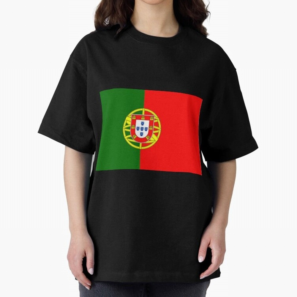 Viva Portugal Oversized T-Shirt Show Championship Spirit for Match Day Hype around FIFA World Cup 2026, Neymar, England and Germany, Global Supporter Spirit, Legendary Goals, National Colors and Tournament Celebration; Made for Die Hard Supporters,