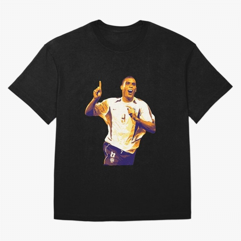 Ronaldo Naz¨¢rio brazil team Oversized T-Shirt Make Every Kick Count in FIFA World Cup 2026 Centered on Haaland, Brazil, Portugal and Argentina Energy, Supporter Pride, Iconic Celebrations, Legendary Names and Global Match Day Energy; Made for