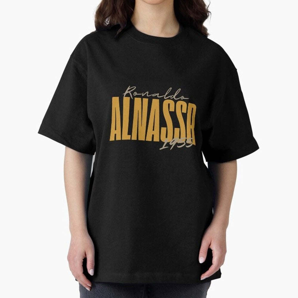 ronaldo alnasser Oversized T-Shirt Remember Match Day Hype around FIFA World Cup 2026, Neymar, Haaland and Cristiano Ronaldo, England and Germany, Worldwide Fan Energy, Dramatic Goals, Stadium Lights and Championship Celebrations; Great for Watch