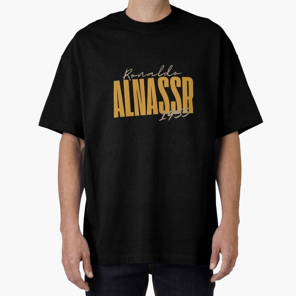 ronaldo alnasser Oversized T-Shirt Remember Match Day Hype around FIFA World Cup 2026, Neymar, Haaland and Cristiano Ronaldo, England and Germany, Worldwide Fan Energy, Dramatic Goals, Stadium Lights and Championship Celebrations; Great for Watch