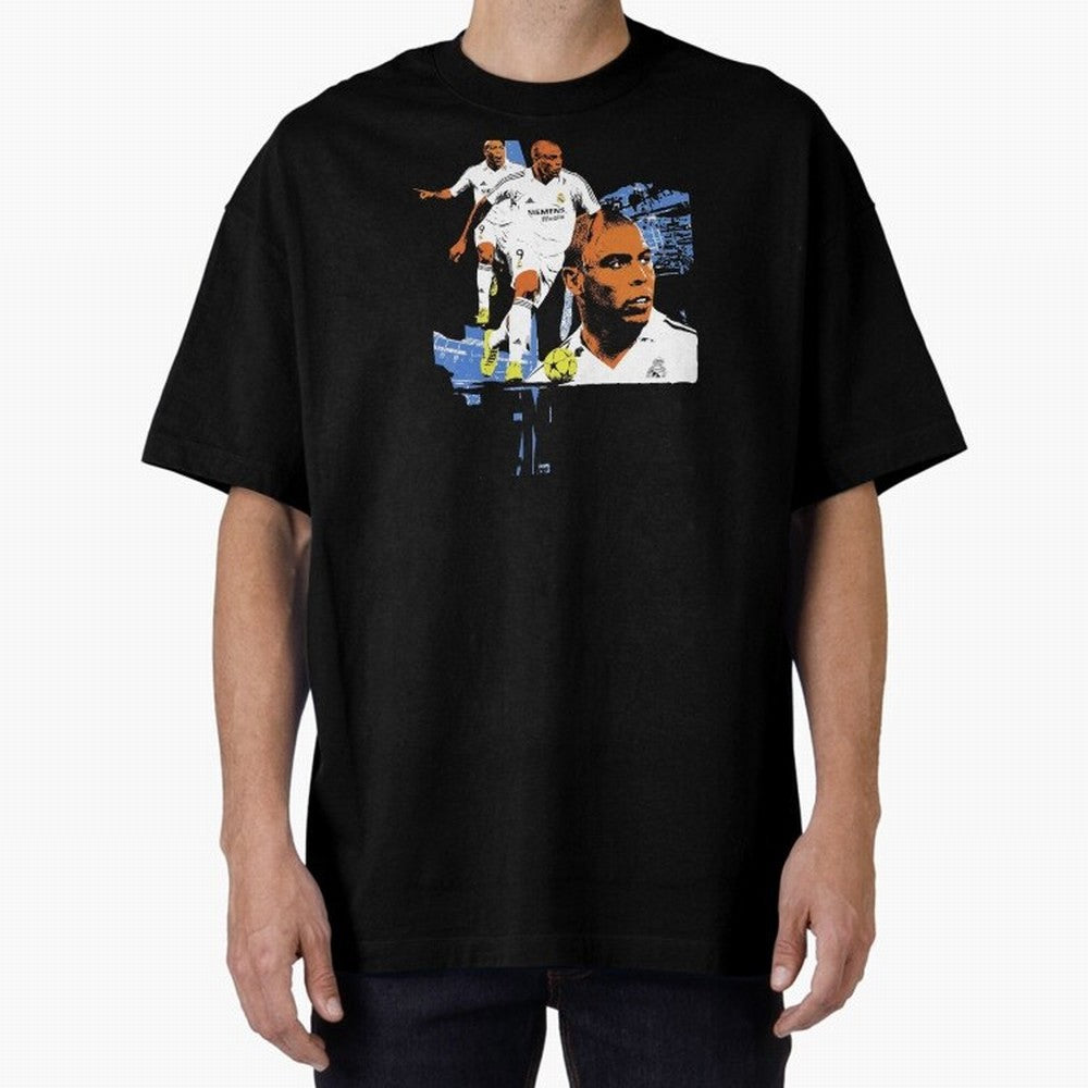 RonaldoO Fen?meno Vintage Football Bootleg Oversized T-Shirt Show Your Love for FIFA World Cup 2026 USA Canada Mexico Spirit, Celebrating England and Germany, CR7, Tournament Hype, Historic Matchups, Family Viewing Parties and Global Sports Pride;