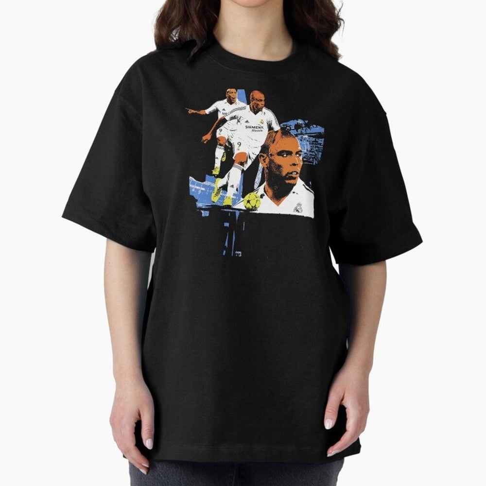 RonaldoO Fen?meno Vintage Football Bootleg Oversized T-Shirt Show Your Love for FIFA World Cup 2026 USA Canada Mexico Spirit, Celebrating England and Germany, CR7, Tournament Hype, Historic Matchups, Family Viewing Parties and Global Sports Pride;