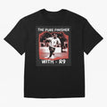 Ronaldo R9 The Pure Finisher Vintage Oversized T-Shirt Celebrate Soccer Greatness during FIFA World Cup 2026 Celebrating Haaland and Mbappe, Brazil Energy, Vintage Soccer Flavor, Modern Football Stars, National Flags and Final Night Emotion; Ideal