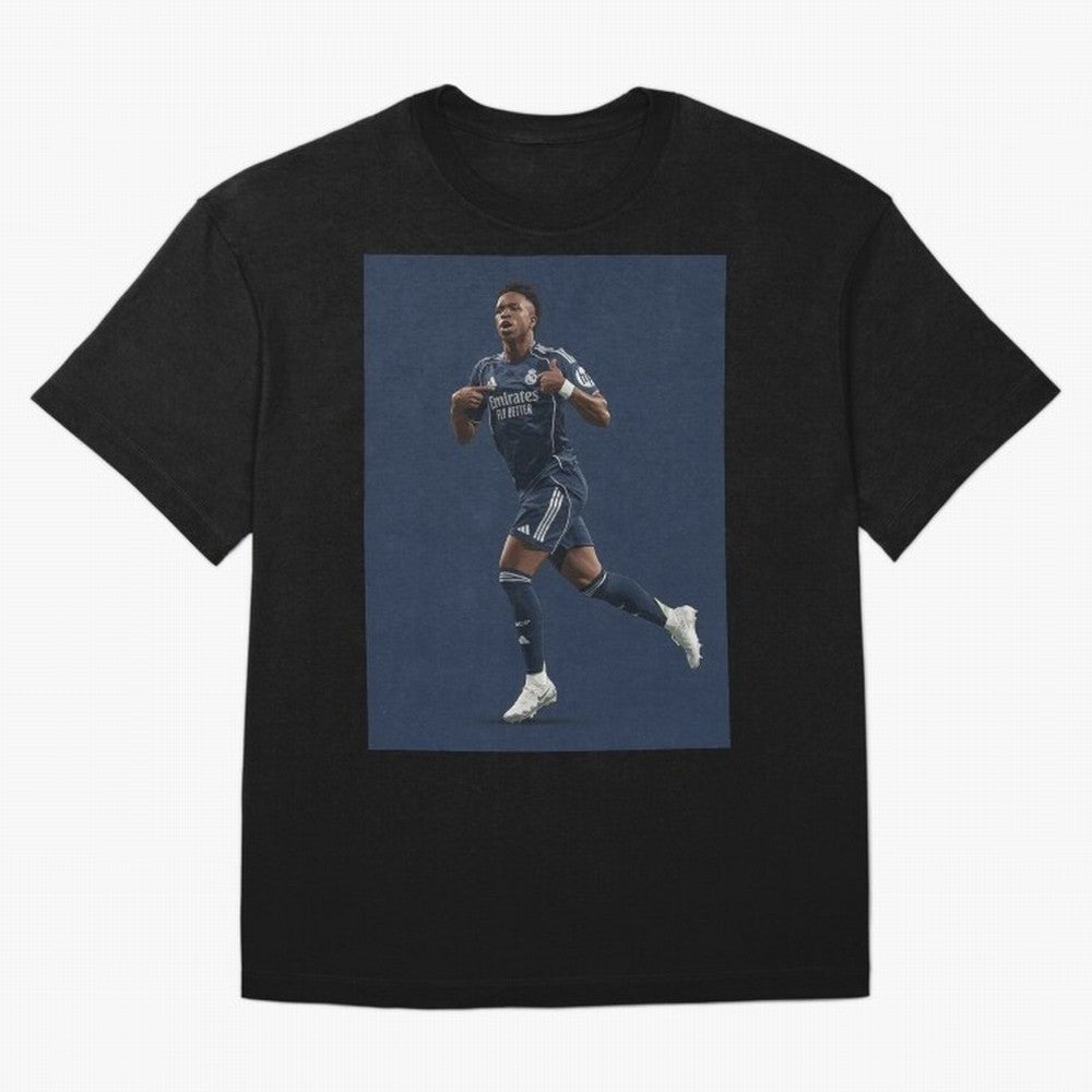 Vini Oversized T-Shirt Celebrate Golden Goal Energy in FIFA World Cup 2026 Group Stage Centered on Messi, CR7 and Mbappe, France and Portugal Energy, Retro Football Energy, Iconic Rivalries, Trophy Chase Drama and Stadium Atmosphere; Made for Die