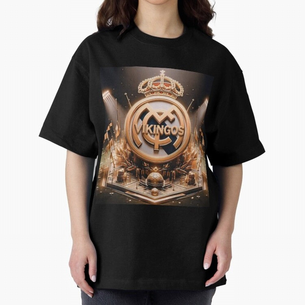 Vikings Oversized T-Shirt Follow the Final Road of FIFA World Cup 2026 Group Stage Driven by Messi, Neymar and Mbappe, England and Germany Energy, Football History, Final Match Energy, Crowd Noise and Once in a Lifetime Moments; Perfect for Fans,