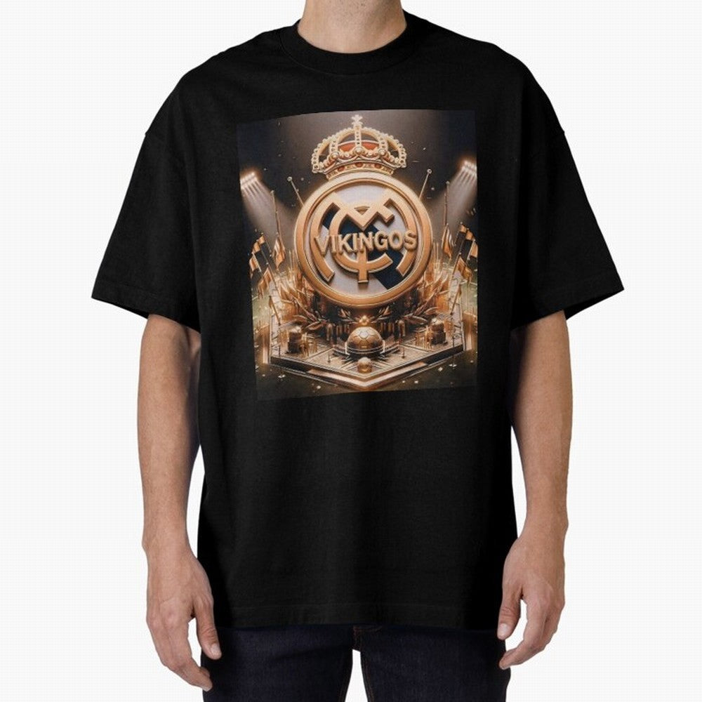 Vikings Oversized T-Shirt Follow the Final Road of FIFA World Cup 2026 Group Stage Driven by Messi, Neymar and Mbappe, England and Germany Energy, Football History, Final Match Energy, Crowd Noise and Once in a Lifetime Moments; Perfect for Fans,