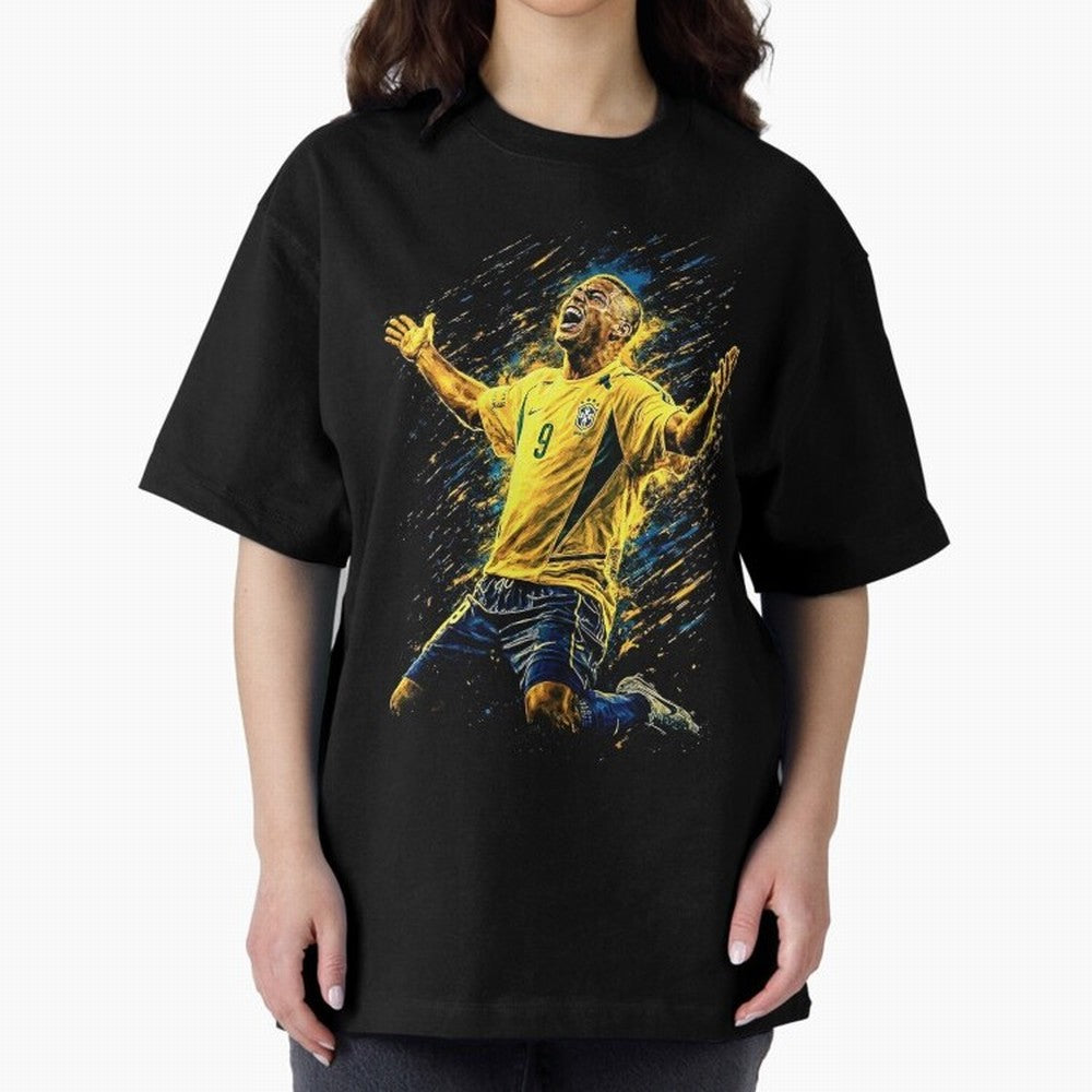 R9 Ronaldo Football Legend Oversized T-Shirt Step into FIFA World Cup 2026 Spirit, Built around Brazil, CR7, Classic Soccer Heritage, Championship Pressure, Fan Loyalty and International Pride; Great for Supporters Who Love Legendary Players,