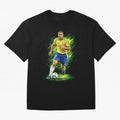 R9 Ronaldo Football Legend Oversized T-Shirt Cheer for the FIFA World Cup 2026 Journey through CR7 and Messi Highlights, Argentina Pride, Sports Nostalgia, International Competition, Famous Players and Unforgettable Victories; Perfect for People
