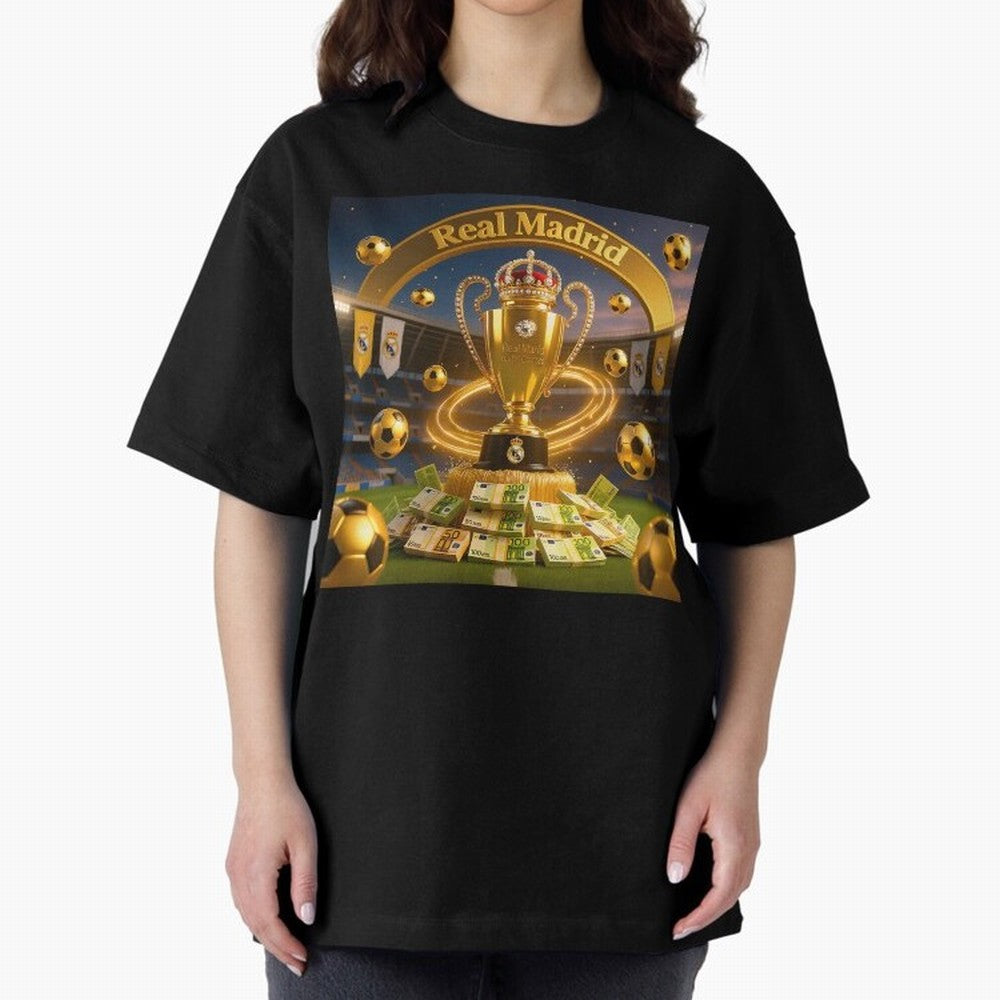 The Wealth of Real Madrid Oversized T-Shirt Follow Every Goal of Match Day Hype around FIFA World Cup 2026, Cristiano Ronaldo, Haaland and CR7, Germany, Game Day Rituals, Football Legends, Country Pride and the Road to the Final; Created for Match
