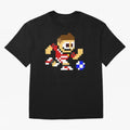 Ronaldo Manchester United (8-bit Football / Soccer Player) Oversized T-Shirt Embrace FIFA World Cup 2026 USA Canada Mexico Spirit, Inspired by Germany, Mbappe and Neymar, Retro Football Energy, Iconic Rivalries, Trophy Chase Drama and Stadium