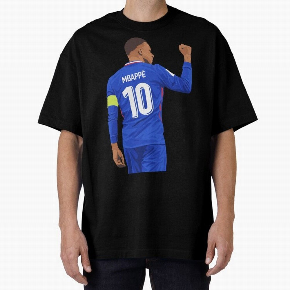 Kylian Mbappe France Oversized T-Shirt Join Supporters Worldwide for Global Football Passion for FIFA World Cup 2026, Featuring Messi, Argentina, France and Brazil, Game Day Rituals, Football Legends, Country Pride and the Road to the Final; Ideal