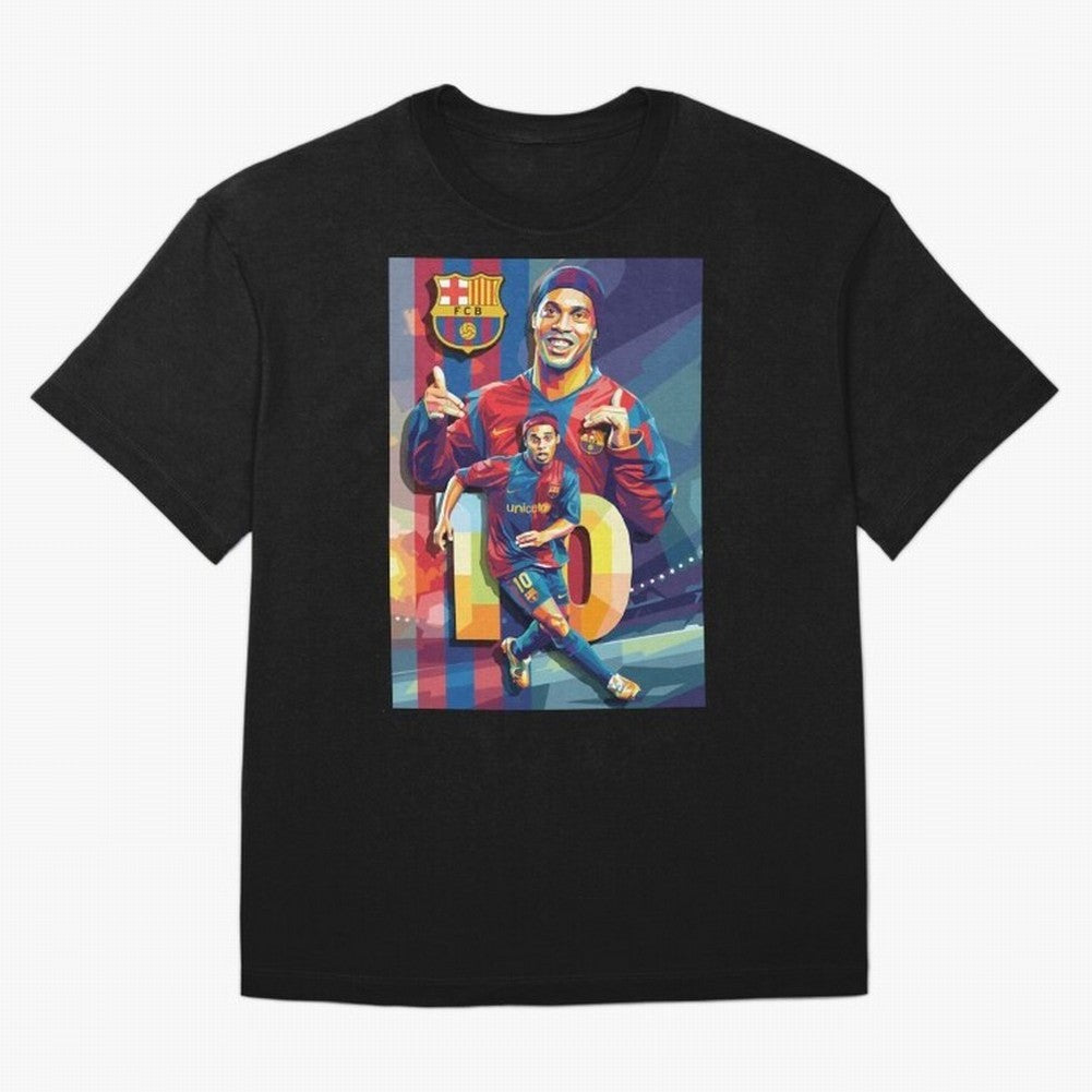 Ronaldinho Oversized T-Shirt Celebrate Football Dreams Across FIFA World Cup 2026 Built around Cristiano Ronaldo, Haaland and CR7, Brazil Energy, Vintage Soccer Flavor, Modern Football Stars, National Flags and Final Night Emotion; Ideal for
