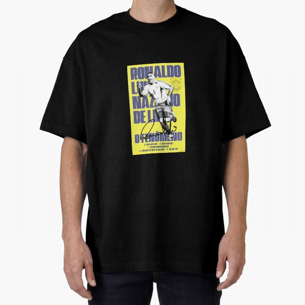 R9 Ronaldo Nazario Oversized T-Shirt Bring Trophy Dreams to the FIFA World Cup 2026 USA Canada Mexico Journey through Haaland Highlights, Portugal Pride, Stadium Memories, Football Loyalty, International Chants and Championship Tradition; Built for
