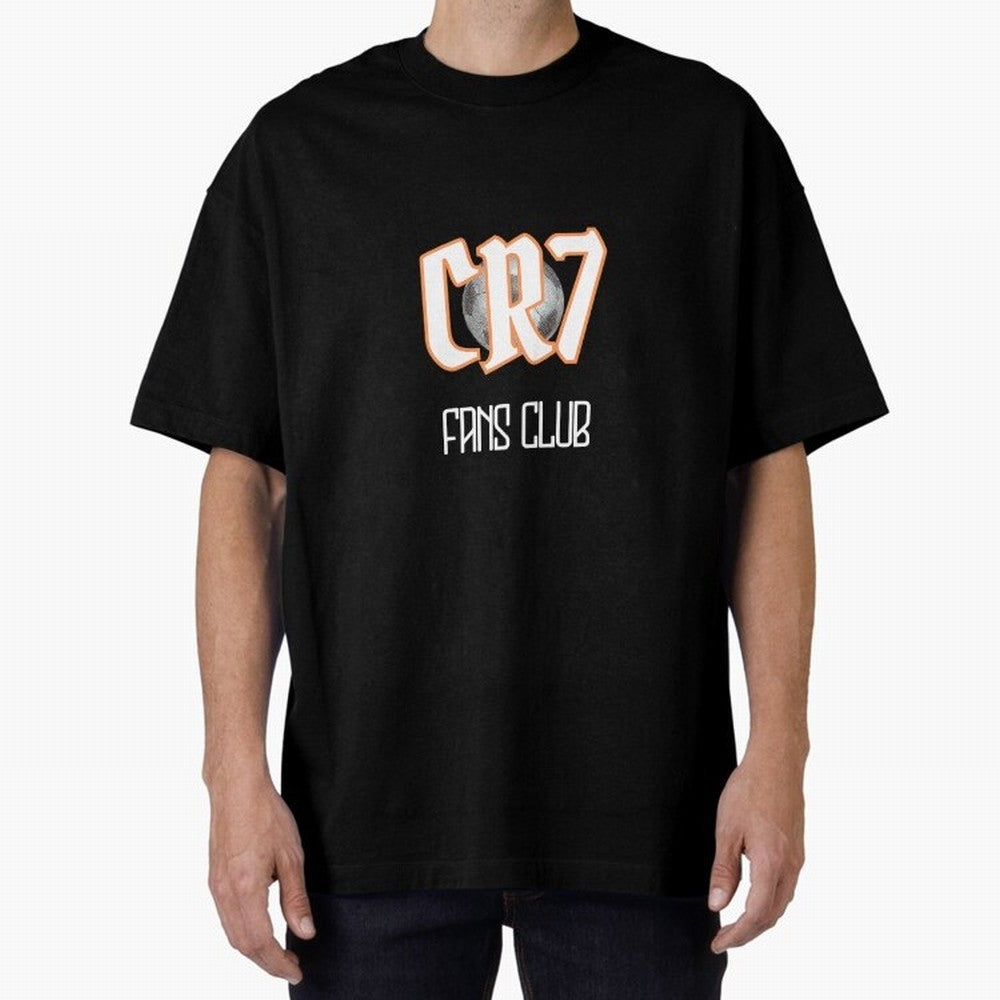 CR7 Oversized T-Shirt Stand Out with Spirit from Global Football Passion for FIFA World Cup 2026 USA Canada Mexico, Capturing Messi and Cristiano Ronaldo, England, Vintage Soccer Flavor, Modern Football Stars, National Flags and Final Night