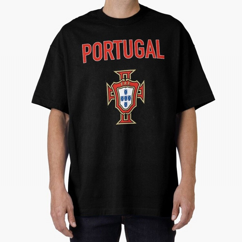 Portugal Oversized T-Shirt Stand Proud for FIFA World Cup 2026 USA Canada Mexico Filled with Haaland and Mbappe, England, France and Netherlands Energy, Global Supporter Spirit, Legendary Goals, National Colors and Tournament Celebration; Made for