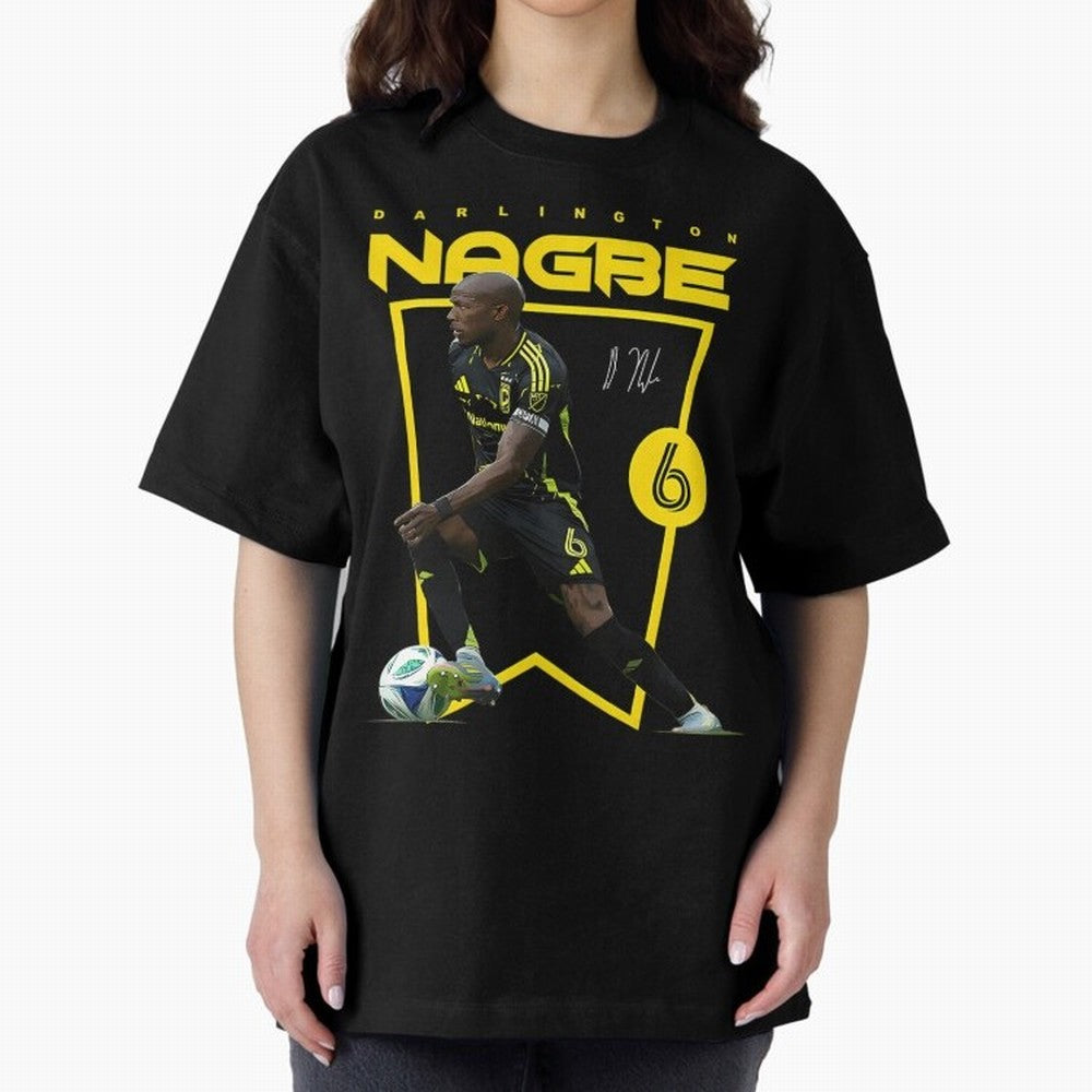 Darlington Nagbe Columbus Crew Oversized T-Shirt Bring Legendary Rivalry Energy to FIFA World Cup 2026 USA Canada Mexico Featuring CR7 and Messi, England and Germany Energy, Goal Celebration Energy, Supporter Heritage, Football Icons and Worldwide
