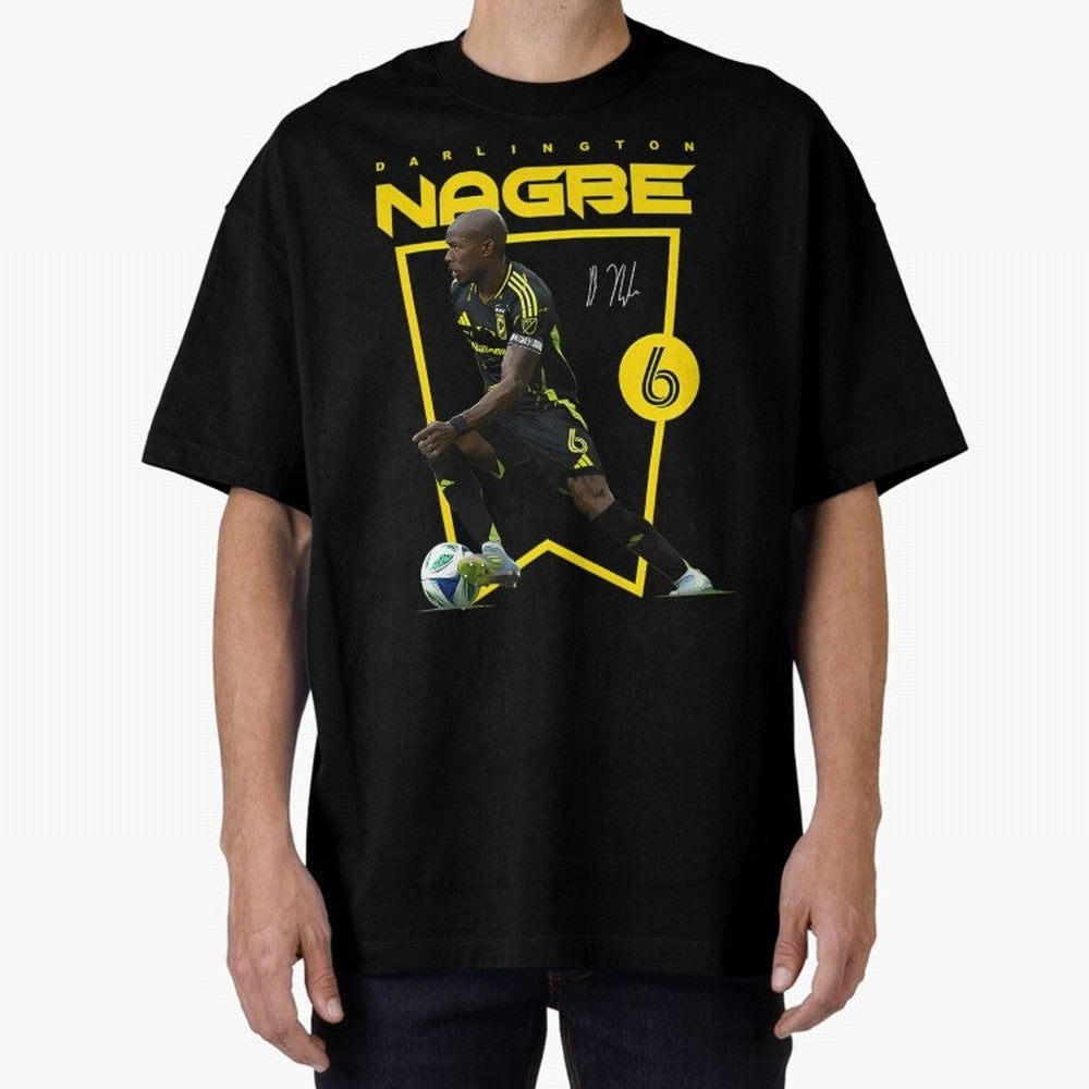 Darlington Nagbe Columbus Crew Oversized T-Shirt Bring Legendary Rivalry Energy to FIFA World Cup 2026 USA Canada Mexico Featuring CR7 and Messi, England and Germany Energy, Goal Celebration Energy, Supporter Heritage, Football Icons and Worldwide