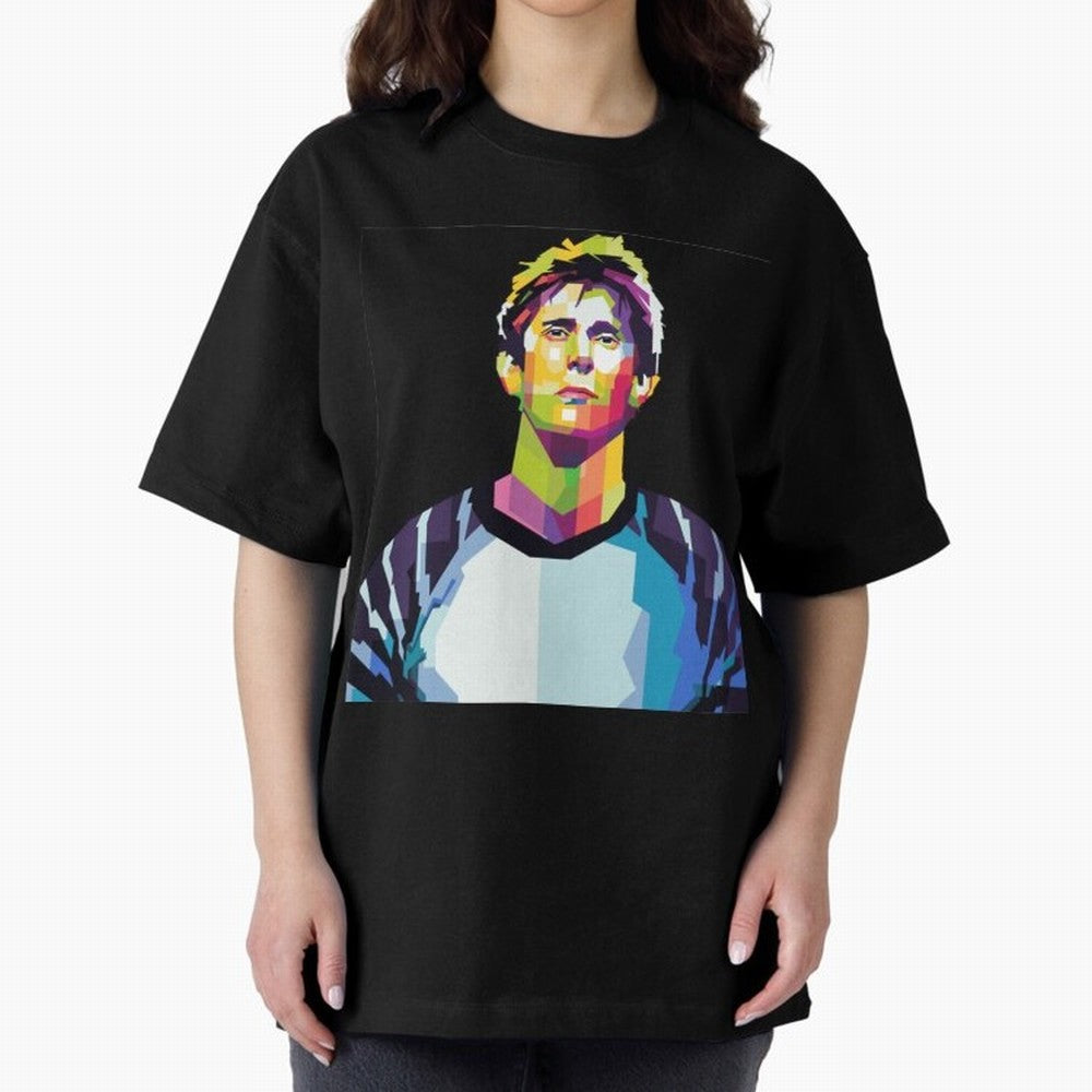 Edwin Van Der Sar Oversized T-Shirt Embrace FIFA World Cup 2026 with Mbappe and Neymar, Spain Energy, Sports Nostalgia, International Competition, Famous Players and Unforgettable Victories; Made for Collectors Who Enjoy Iconic Players, Country