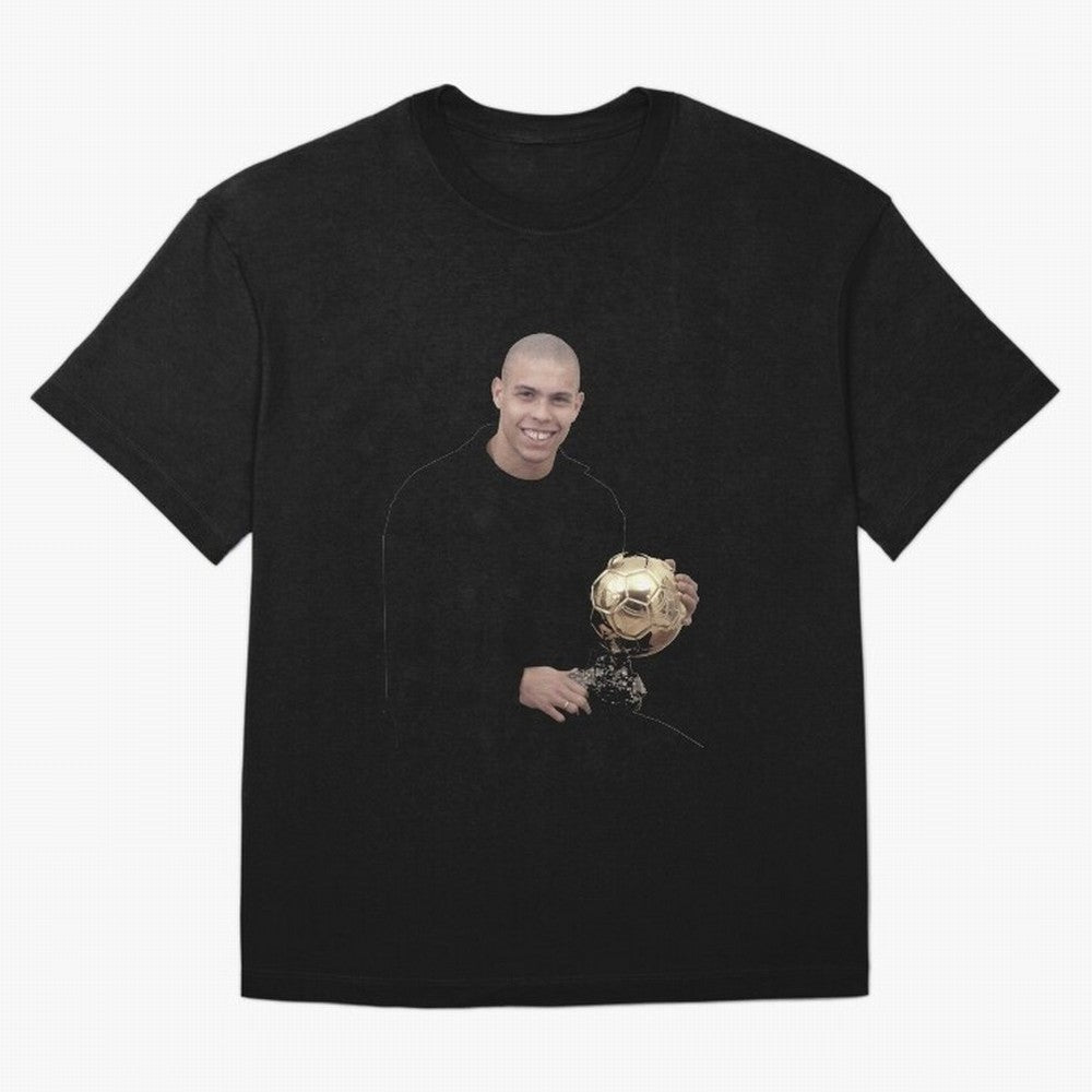 Ronaldo Iconic Ballon d¡¯Or Football Art Oversized T-Shirt Support the Legends of Global Football Passion for FIFA World Cup 2026, Capturing CR7, Germany, Game Day Rituals, Football Legends, Country Pride and the Road to the Final; Perfect for
