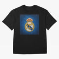 Real Madrid FC - Painting Oversized T-Shirt Get Ready for FIFA World Cup 2026 Group Stage Spirit, Made for Spain, Neymar, Haaland and Cristiano Ronaldo, Goal Celebration Energy, Supporter Heritage, Football Icons and Worldwide Tournament Joy; Great