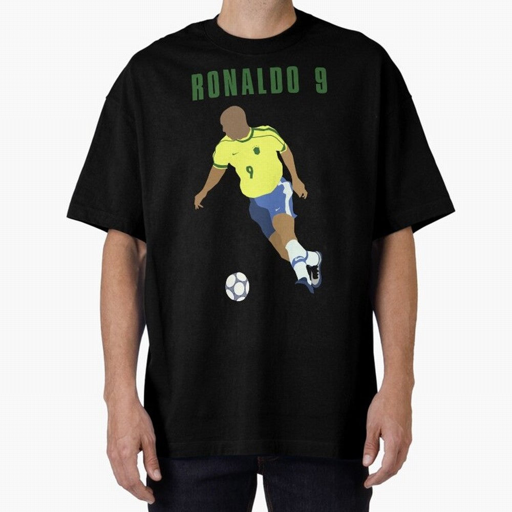 BRAZIL 9 Oversized T-Shirt Bring Stadium Energy to the FIFA World Cup 2026 Group Stage Journey through Messi and Cristiano Ronaldo Highlights, Portugal Pride, Global Supporter Spirit, Legendary Goals, National Colors and Tournament Celebration;