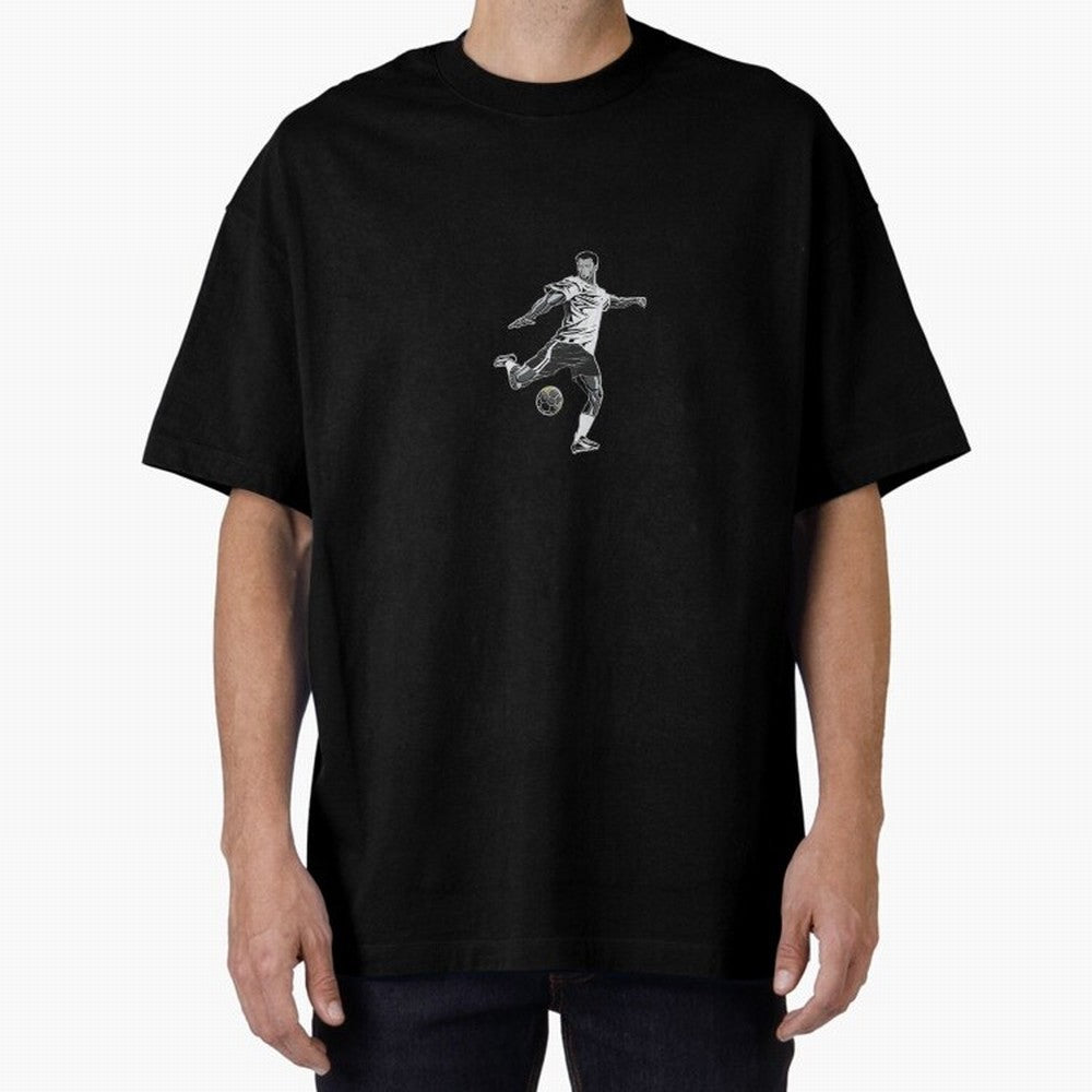 Fooball player Oversized T-Shirt Fuel Your Fan Pride for FIFA World Cup 2026 for Fans of Mbappe and Neymar and Portugal, Bringing Championship Spirit, Famous Goals, Roaring Crowds and International Football Unity; Ideal for Passionate Fans Who Love