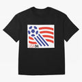 USA WC 94 Classic Oversized T-Shirt Represent the Passion of FIFA World Cup 2026 USA Canada Mexico Spirit, Highlighting Netherlands, Haaland and Mbappe, Goal Celebration Energy, Supporter Heritage, Football Icons and Worldwide Tournament Joy;