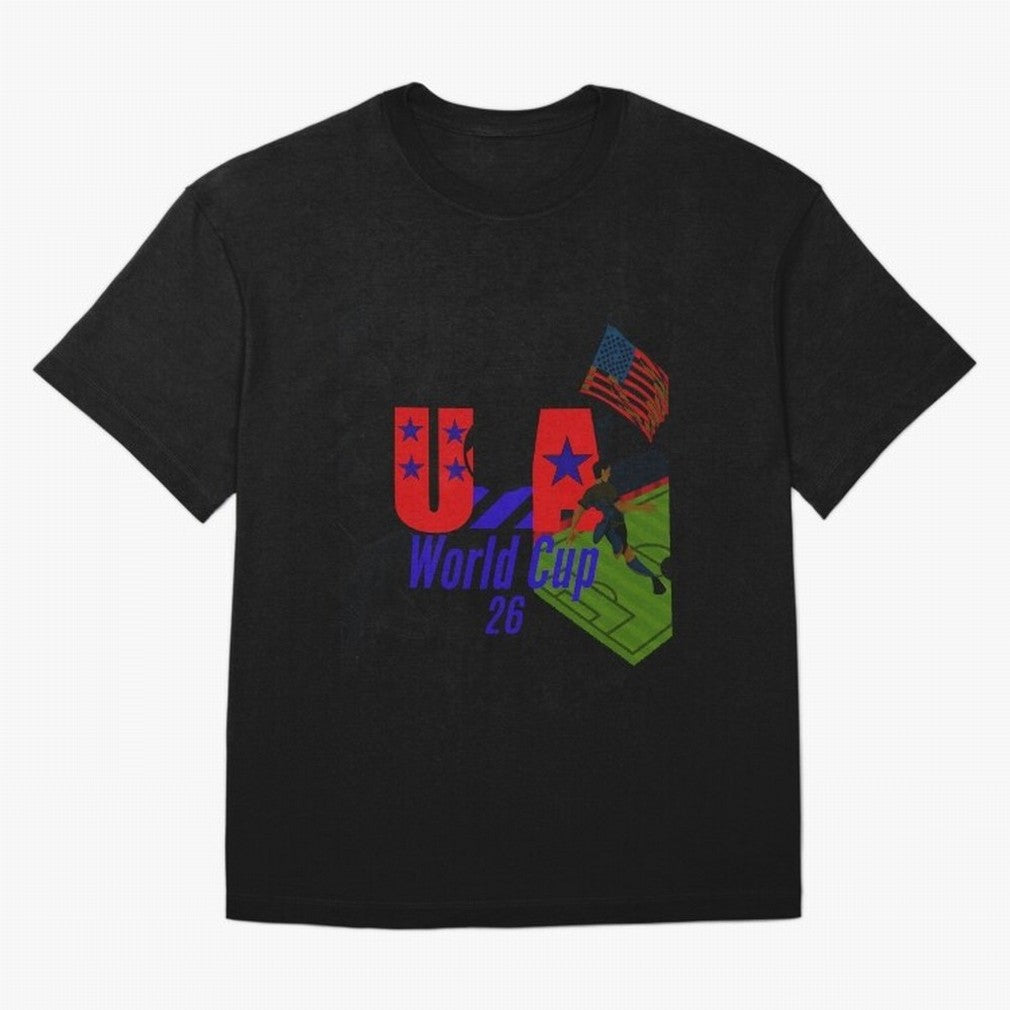 usa world cup 26 Oversized T-Shirt Represent Match Day Hype around FIFA World Cup 2026 Group Stage, Mbappe, Brazil, Portugal and Argentina, Goal Celebration Energy, Supporter Heritage, Football Icons and Worldwide Tournament Joy; Great for