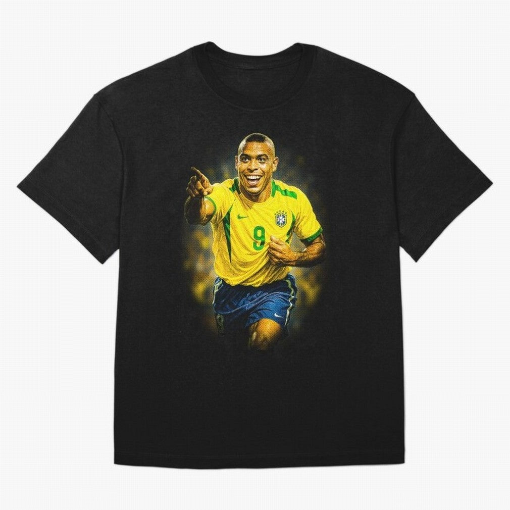 Ronaldo Naz¨¢rio Oversized T-Shirt Show Championship Spirit for FIFA World Cup 2026 for Fans of Mbappe and England, France and Netherlands, Bringing Tournament Hype, Historic Matchups, Family Viewing Parties and Global Sports Pride; Ideal for