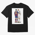 Ronaldinho & Ronaldo R9 Classic Football Legend - La Liga Derby Oversized T-Shirt Show Your Stadium Side during Global Football Passion for FIFA World Cup 2026 Group Stage, Connected to Messi, Neymar and Mbappe, Argentina, France and Brazil, Match