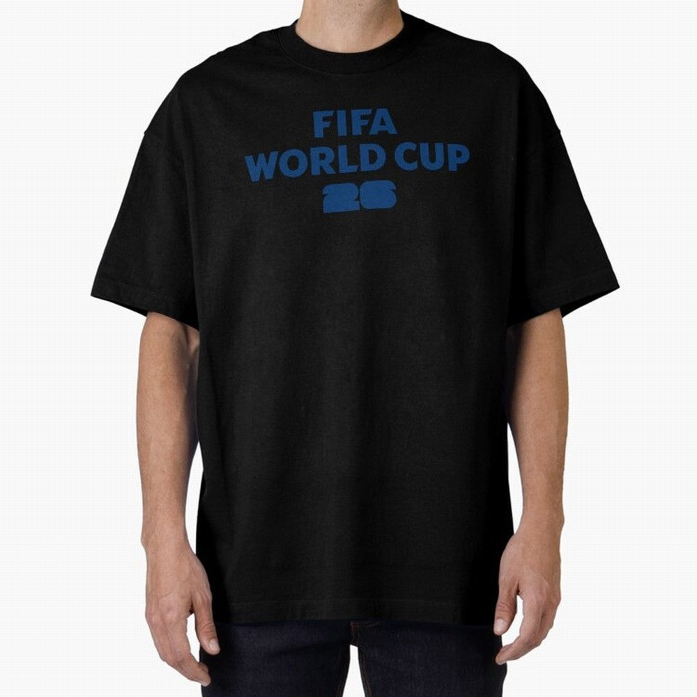 The Biggest Tournament in the World Oversized T-Shirt Celebrate Fan Culture around the FIFA World Cup 2026 Journey through Cristiano Ronaldo Highlights, France and Portugal Pride, Championship Spirit, Famous Goals, Roaring Crowds and International