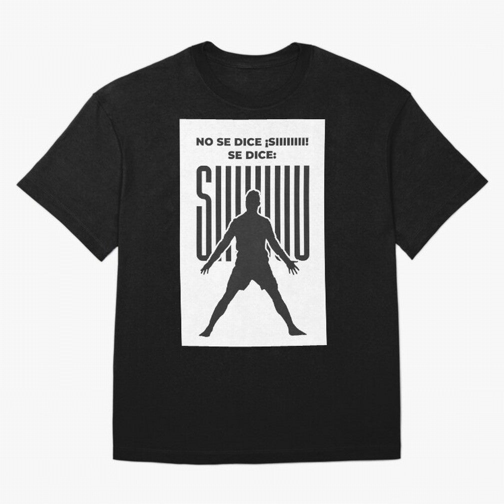 SIUUU - RONALDO Oversized T-Shirt Show Your Love for the FIFA World Cup 2026 USA Canada Mexico Journey through Messi Highlights, England Pride, Classic Soccer Heritage, Championship Pressure, Fan Loyalty and International Pride; Ideal for
