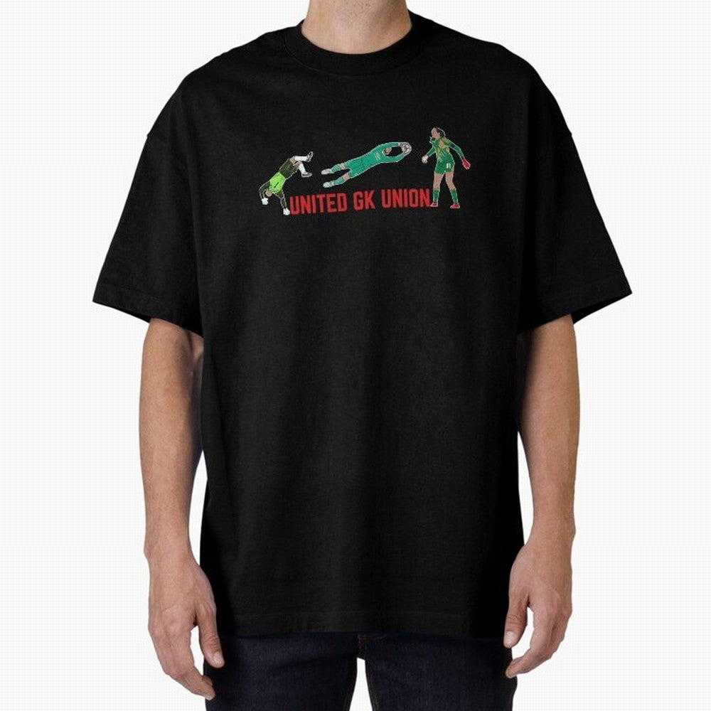 UNITED GK Union Peter Schmeichel David De Gea Phallon Tullis-Joyce Oversized T-Shirt Show Championship Spirit for Match Day Hype around FIFA World Cup 2026 USA Canada Mexico, Mbappe and Neymar, England and Germany, Match Day Excitement, Supporter