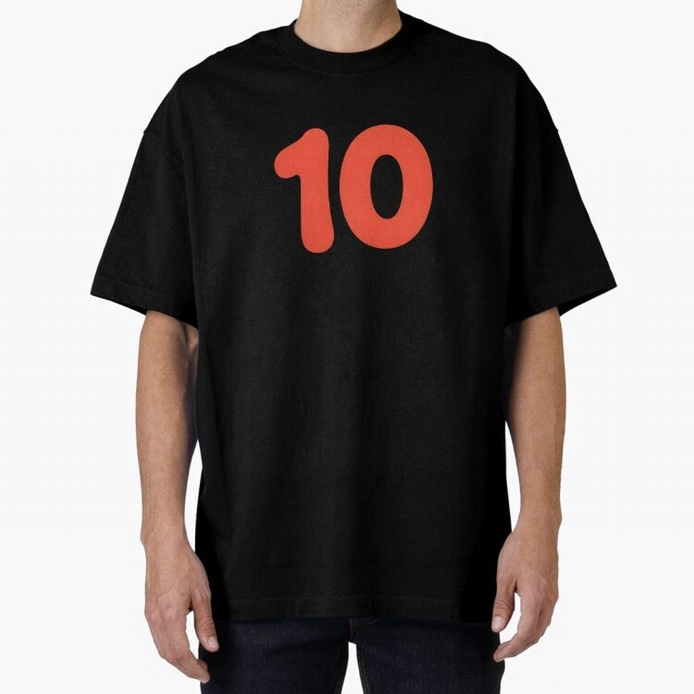Number ten Oversized T-Shirt Show Your Tournament Heart for FIFA World Cup 2026 Group Stage with CR7 and Messi, Argentina, France and Brazil Energy, Championship Spirit, Famous Goals, Roaring Crowds and International Football Unity; Created for