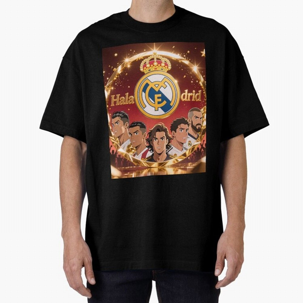 Estrellas del Real Madrid Oversized T-Shirt Stand with the FIFA World Cup 2026 USA Canada Mexico Journey through Messi, Neymar and Mbappe Highlights, Netherlands Pride, Tournament Hype, Historic Matchups, Family Viewing Parties and Global Sports