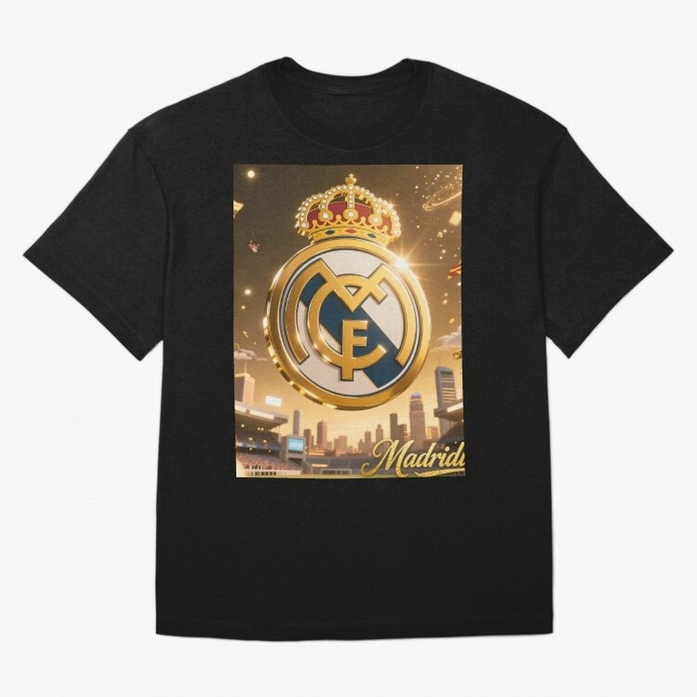 Madridistas Oversized T-Shirt Keep Football History Alive during the FIFA World Cup 2026 Group Stage Journey through Messi Highlights, France Pride, Vintage Soccer Flavor, Modern Football Stars, National Flags and Final Night Emotion; Great for