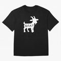 GOAT Oversized T-Shirt Make Every Kick Count in Global Football Passion for FIFA World Cup 2026 Group Stage, Celebrating CR7, England, France and Netherlands, Global Supporter Spirit, Legendary Goals, National Colors and Tournament Celebration;